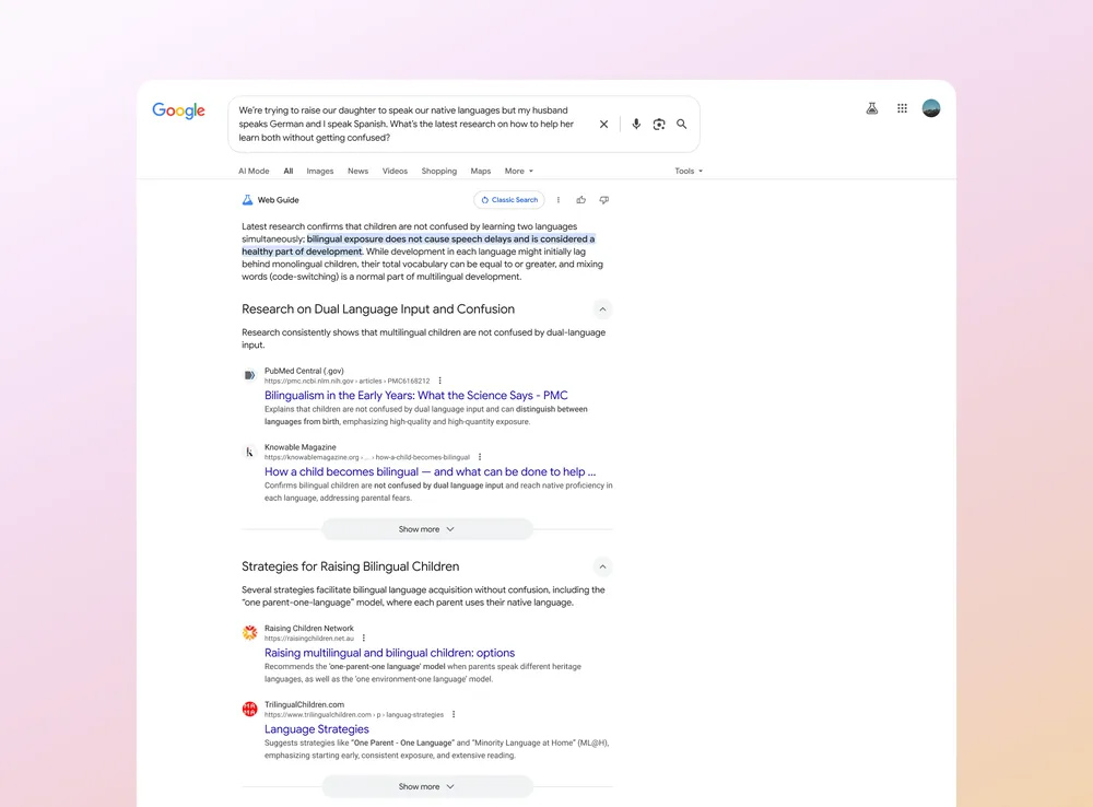 Google mở rộng tính năng nguồn được ưu tiên