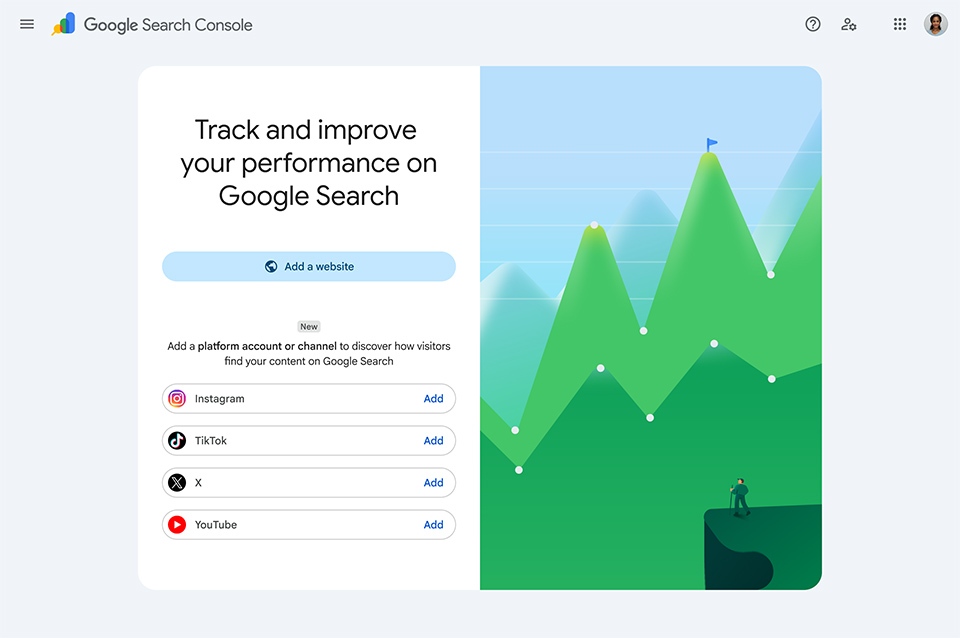 Google Search Console ra mắt báo cáo cho mạng xã hội
